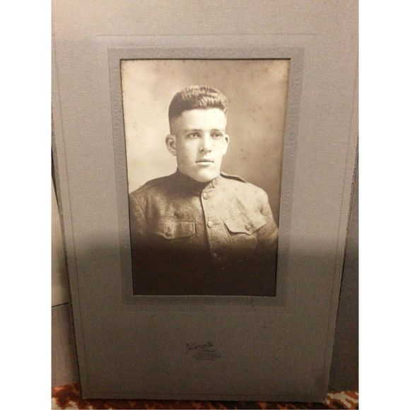 Antique Cabinet Photos One Military Photo Bundle of 5? - Picture 10 of 11
